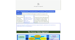 Desktop Screenshot of distinctivemanagement.biz